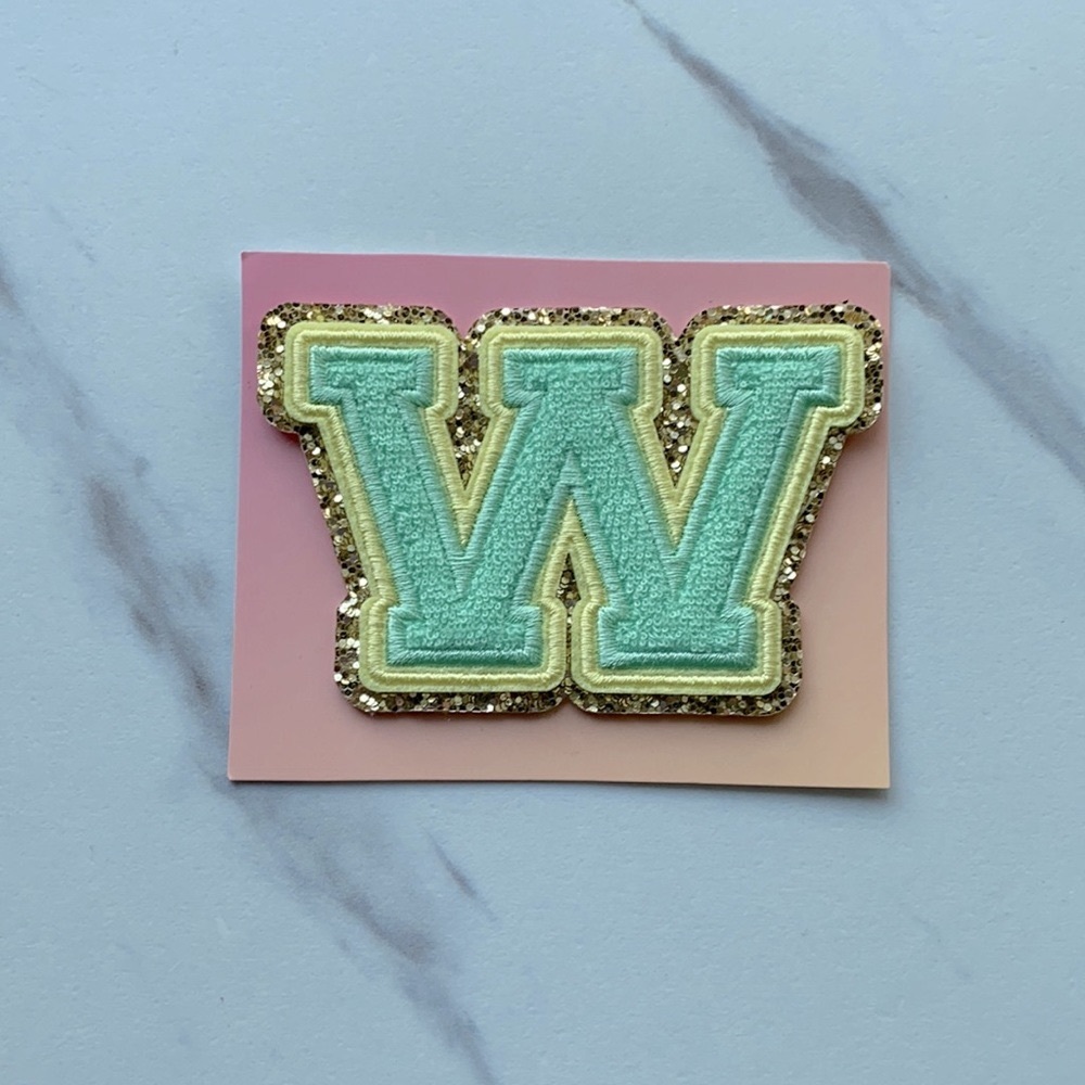 Stoney Clover Lane x Target single letter “W” sticker patch